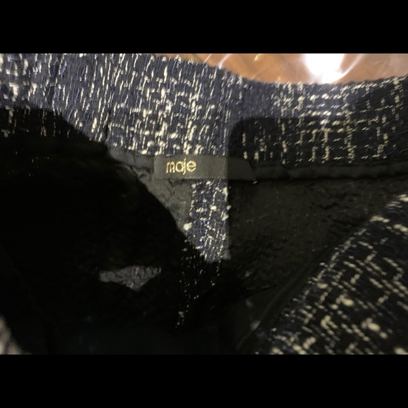 COPY - Maje Iole Tweed Trompe L'oeil Shorts - Picture 4 of 9